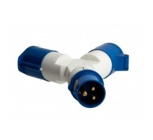 EKF ps-1012-16-220 Розетка двухлучевая 1012 2Р+РЕ 16А 220В IP44 EKF PROxima