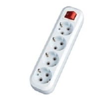 EKF AKB16-4i Колодка 4 гн. 16А 3,5кВт c выкл. с/з Эксперт EKF PROxima