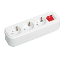 Iek KYP11-16-03-00-ZK Розетка переносная разб. с выкл. К03В 3 места CLASSIC IEK