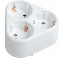 Iek WTP10-16-03-Z-K01 Тройник Т-01/03 3 места 2P+PE 16А треугольный белый