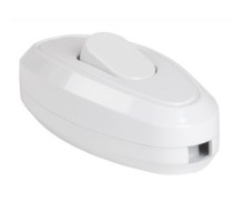 Iek EVB10-K01-10 ВБ-01Б Выключатель одноклавишный разборный для бра, белый IEK