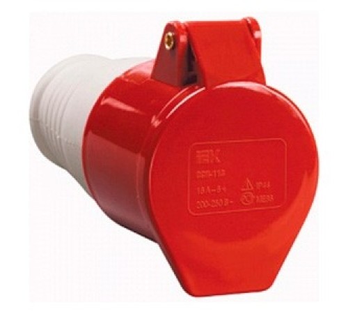 Iek PSR22-063-4 Розетка 234 переносная 3Р + РЕ 63А 380В IP54 ИЭК