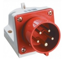Iek PSR52-032-5 Вилка 525 стац.3Р + РЕ+ N 32А 380В IP44 ИЭК
