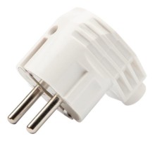 REXANT 11-8954 Вилка Евро угловая с з/к 16А белая