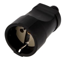REXANT 11-8529 Розетка разборная Евро с з/к 16А черная