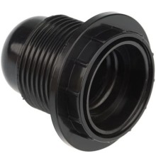 REXANT 11-8816 Патрон карболитовый с кольцом Е27 черный, c этикеткой,
