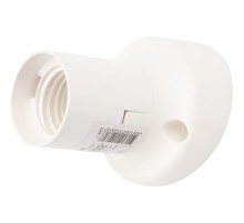 REXANT 11-8872 Патрон пластиковый настенный Е27 наклонный, белый c этикеткой