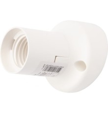REXANT 11-8872 Патрон пластиковый настенный Е27 наклонный, белый c этикеткой