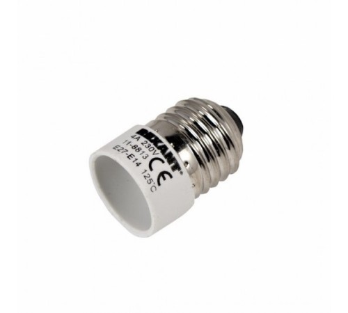 REXANT 11-8813 Переходник цокольный E27-E14 белый REXANT 11-8813 Переходник цокольный E27-E14 белый