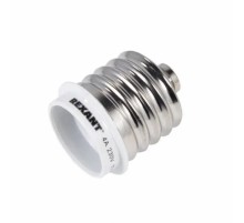 REXANT 11-8821 Переходник цокольный E40-E27 белый