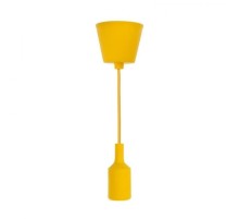 REXANT 11-8889 Патрон E27 силиконовый со шнуром 1 м, желтый