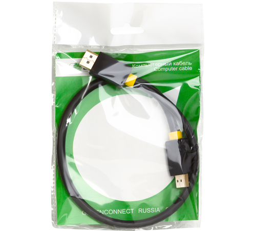 Greenconnect Кабель 5.0m DisplayPort v1.2, 20M/20M, черный, 28/28 AWG Greenconnect DisplayPort (m) - DisplayPort (m) 5м (GCR-DP2DP-5.0m) Greenconnect Кабель 5.0m DisplayPort v1.2, 20M/20M, черный, 28/28 AWG Greenconnect DisplayPort (m) - DisplayPort (m) 5м (GCR-DP2DP-5.0m)