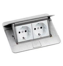 Legrand 054011  Выдвижной розеточный блок - неукомплектованный - IP 40 - 4 модуля - алюминий