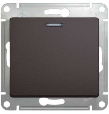 Systeme electric GSL001313 GLOSSA 1-клавишный ВЫКЛЮЧАТЕЛЬ с подсветкой,сх.1а,10AX, механизм, ГРАФИТ