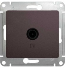 Systeme electric GSL001391 GLOSSA TV РОЗЕТКА оконечная 1DB, механизм, ГРАФИТ