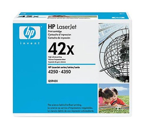 Картридж лазерный HP Q5942X черный (20000стр.) для HP LJ 4250/4350 Картридж лазерный HP Q5942X черный (20000стр.) для HP LJ 4250/4350
