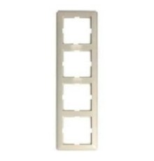 Systeme electric KD-4-28 W59 4-постовая РАМКА, СЛОНОВАЯ КОСТЬ