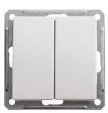Systeme electric VS510-252-1-86 W59 2-клавишный ВЫКЛЮЧАТЕЛЬ, 10АХ, механизм, БЕЛЫЙ