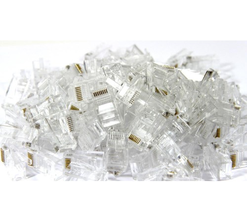 VCOM VNA2200-1/100 Коннекторы RJ-45 для UTP кабеля 5 кат. ( 100 шт.)[6937510884001]