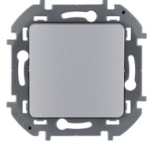 Legrand 673692 Переключатель без фиксации (кнопка) с Н.О./Н.З. контактом - INSPIRIA - 6 A - 250 В~ - алюминий