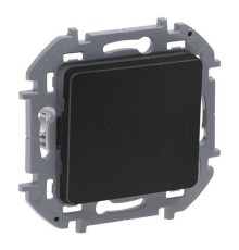 Legrand 673693 Переключатель без фиксации (кнопка) с Н.О./Н.З. контактом - INSPIRIA - 6 A - 250 В~ - антрацит