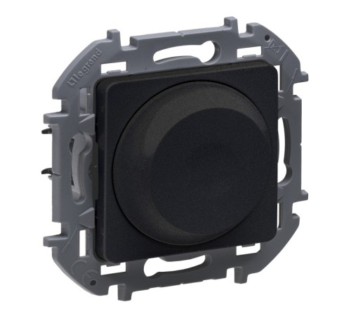 Legrand 673793 Светорегулятор поворотный без нейтрали 300Вт - INSPIRIA - антрацит