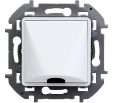Legrand 673890 Вывод кабеля с зажимом для крепления - INSPIRIA - белый