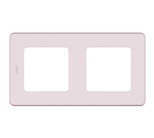 Legrand 673944 Рамка - 2 поста - INSPIRIA - розовый Legrand 673944 Рамка - 2 поста - INSPIRIA - розовый