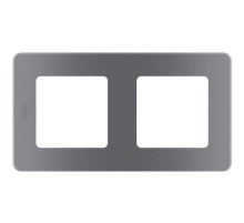 Legrand 673947 Рамка - 2 поста - INSPIRIA - дымчатый