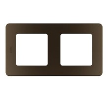 Legrand 673949 Рамка - 2 поста - INSPIRIA - бронза
