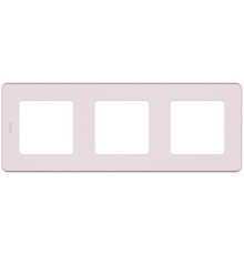 Legrand 673954 Рамка - 3 поста - INSPIRIA - розовый