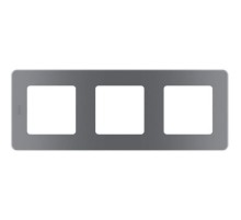 Legrand 673957 Рамка - 3 поста - INSPIRIA - дымчатый