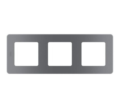 Legrand 673957 Рамка - 3 поста - INSPIRIA - дымчатый Legrand 673957 Рамка - 3 поста - INSPIRIA - дымчатый