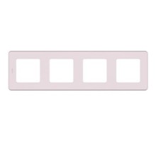 Legrand 673964 Рамка - 4 поста - INSPIRIA - розовый