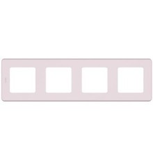 Legrand 673964 Рамка - 4 поста - INSPIRIA - розовый