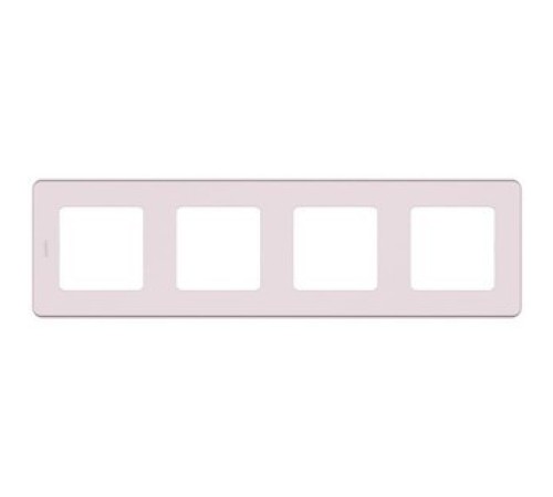 Legrand 673964 Рамка - 4 поста - INSPIRIA - розовый Legrand 673964 Рамка - 4 поста - INSPIRIA - розовый