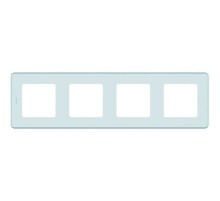 Legrand 673965 Рамка - 4 поста - INSPIRIA - мятный