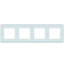Legrand 673965 Рамка - 4 поста - INSPIRIA - мятный