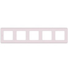 Legrand 673974 Рамка - 5 постов - INSPIRIA - розовый