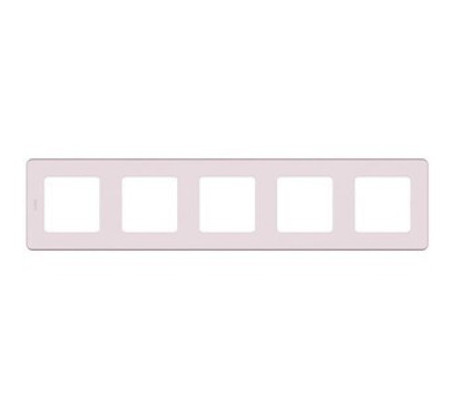 Legrand 673974 Рамка - 5 постов - INSPIRIA - розовый