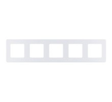 Legrand 673976 Рамка - 5 постов - INSPIRIA - жемчуг