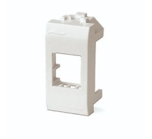 Dkc 76608B Адаптер для информационных разъемов SIEMON, белый, 1мод.