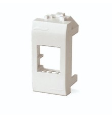 Dkc 76608B Адаптер для информационных разъемов SIEMON, белый, 1мод.