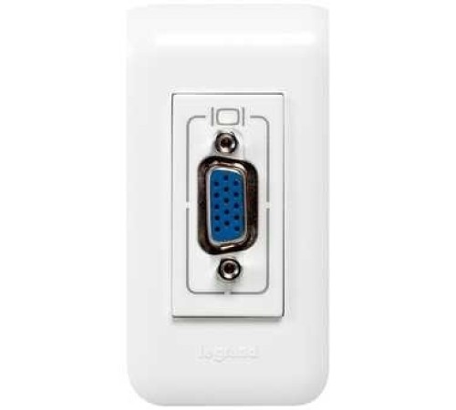 Legrand 078777 Mosaic роз. HD15 1м бел +шнур Legrand 078777 Mosaic роз. HD15 1м бел +шнур