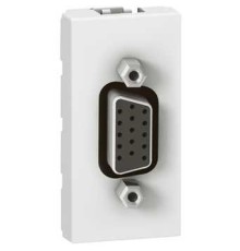Legrand 078772 Розетка HD15 для пайки - Программа Mosaic - 1 модуль - белый