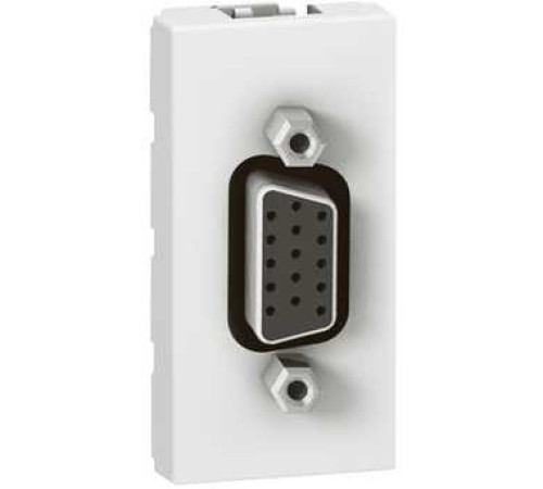 Legrand 078772 Розетка HD15 для пайки - Программа Mosaic - 1 модуль - белый