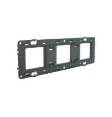Legrand 080253 Суппорт, монтаж на винтах - Программа Batibox - вертикальный/горизонтальный монтаж - 3 -местный - 6/8 модулей