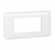 Legrand 078814 РАМКА - ПРОГРАММА MOSAIC - 4 МОДУЛЯ - ГОРИЗОНТАЛЬНАЯ - БЕЛАЯ