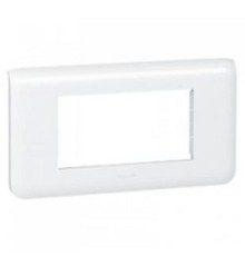 Legrand 078814 РАМКА - ПРОГРАММА MOSAIC - 4 МОДУЛЯ - ГОРИЗОНТАЛЬНАЯ - БЕЛАЯ
