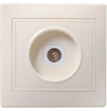 Iek EAK10-K33-DM РТВ10-ККм Розетка 1местн. телевиз. КВАРТА (кремовый)